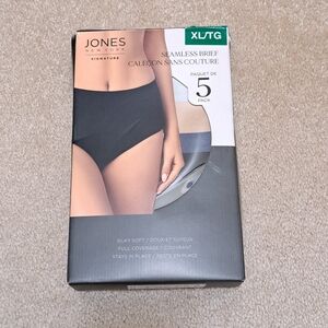 Jones New York Seamless Briefs | 5 Pack Underwear Women's XL
